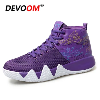 

2018 Winter High Top Lace Up Kyrie Irving 4 Basketball Shoes Mix Color Cushion Shockproof Boston Athletic Outdoor Sport Shoes