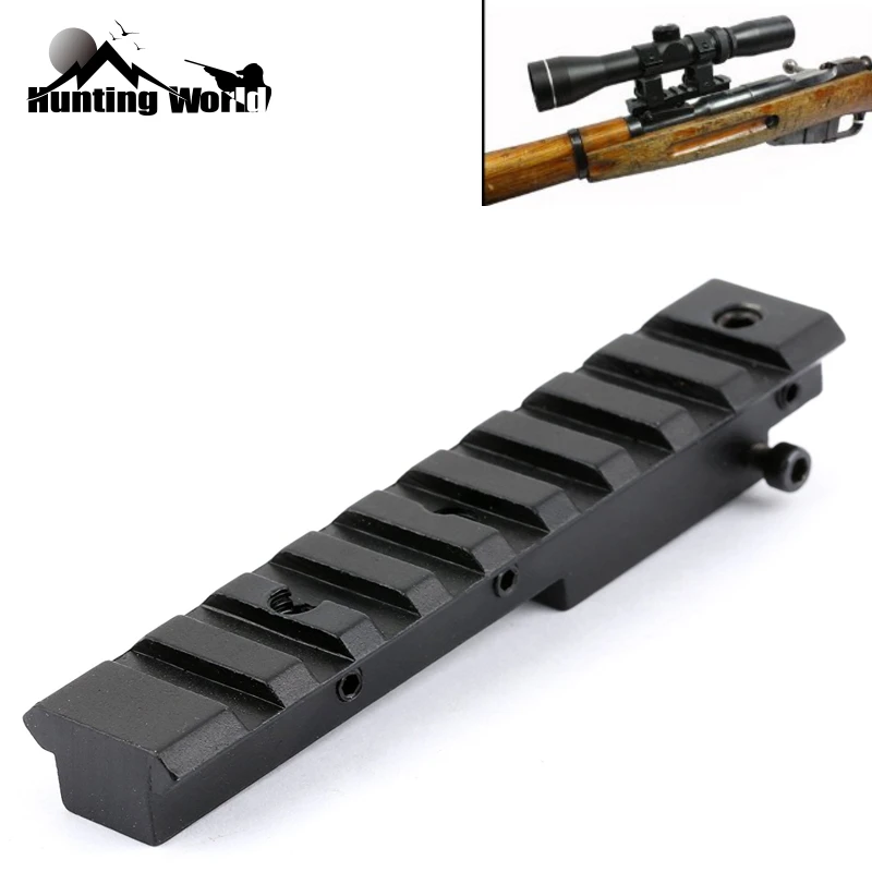 Tactical 9 Slots 4 Rifle Scope Mount For Mosin Nagant M44 M91 30 M39 M38 Hunting Sight Mount Fits mm Picatinny Weaver Rail Scope Mounts Accessories Aliexpress