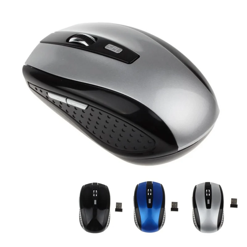 

Portable 2.4G Wireless Optical Mouse 6 Keys 1200dpi Mice For Computer PC Laptop