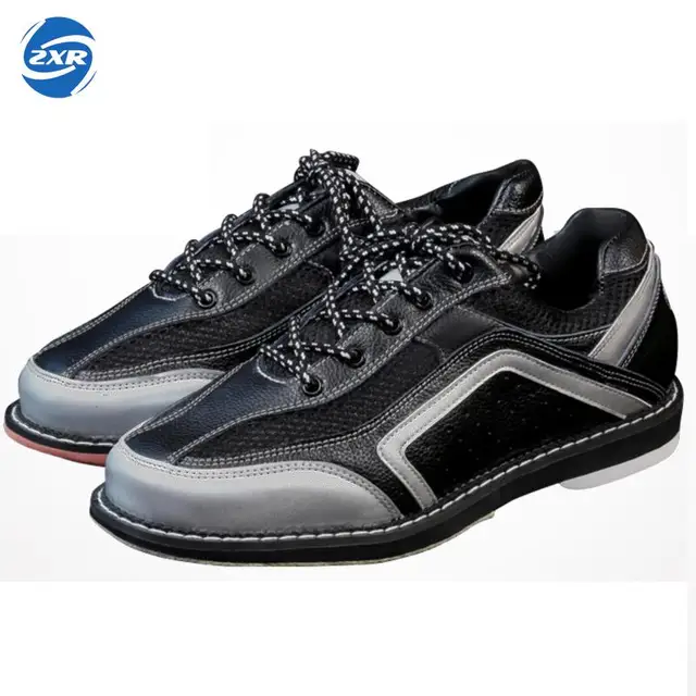 US $47.90 Mens Bowling Shoes With Skidproof Sole Sneakers Breathable Male Genuine Leather Professional Sport