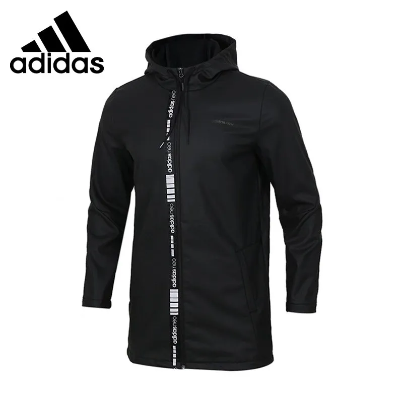 Новое поступление Adidas NEO SC Для мужчин куртка плюс бархатный свитер с капюшоном, спортивная одежда