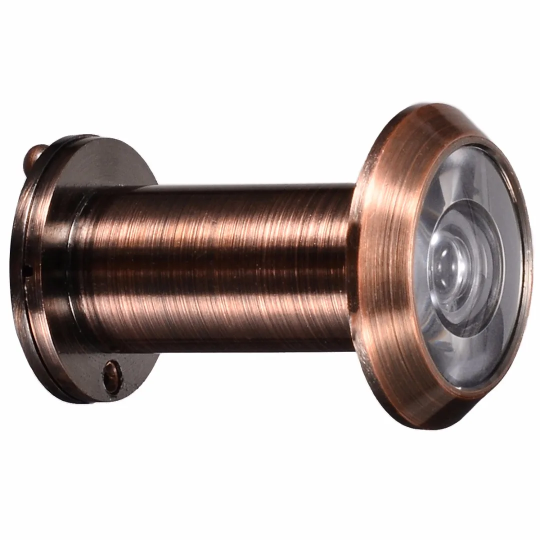 200 Degree Adjustable Door Eye Spy Home Security Door Viewer Anti-Theft Door Peephole Door Hardware