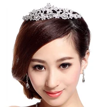 2016 Butterfly Tiara Crystal Rhinestone Jewelry Fashion hair accessories for Wedding Bridal Party 8OI7