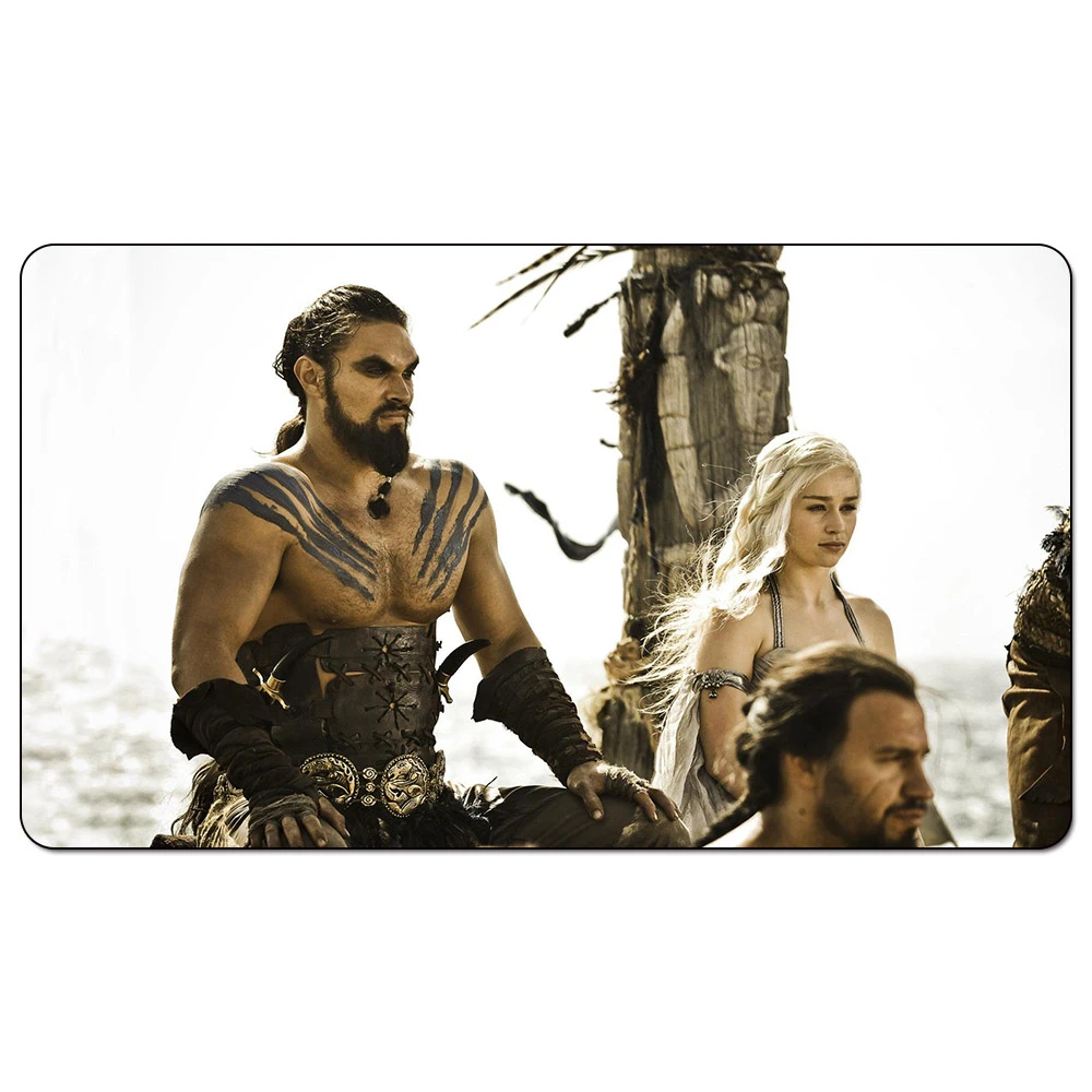 Game Of Thrones Khal Drogo Daenerys Targaryen Playmat A Song Of Ice And  Fire Magic Playmat For Board Game Table Mat - Board Game - AliExpress
