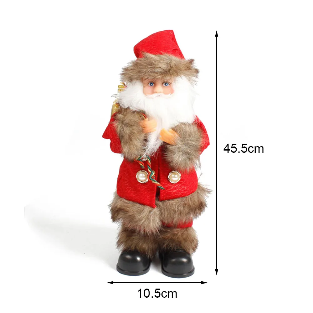 

Christmas Santa Claus Singing Dancing Lighting Creative Electric Plush Dolls Music Doll Toys For Children Xmas Gifts Y30