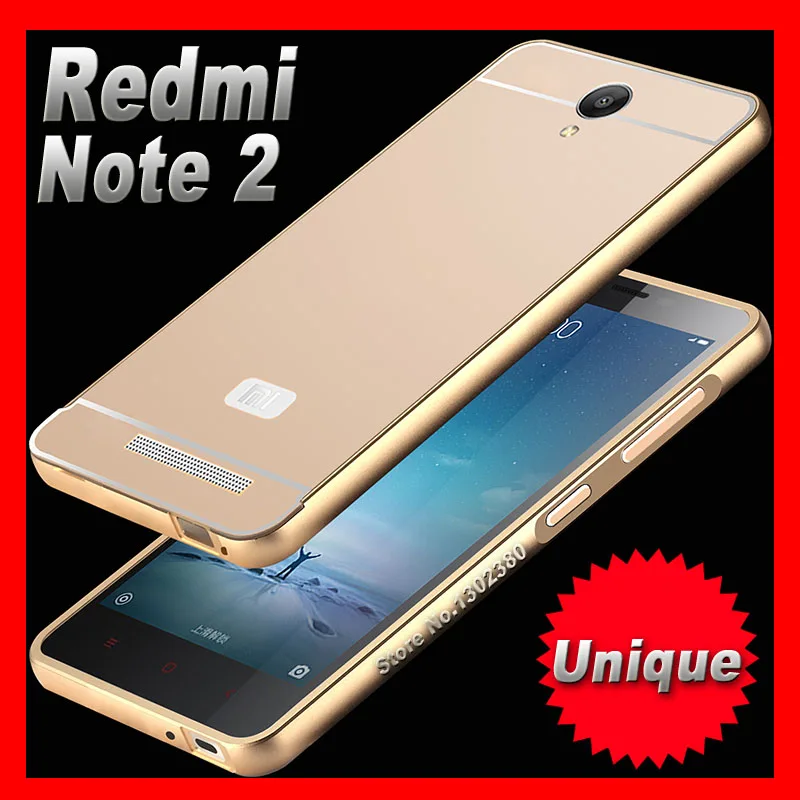 

xiaomi redmi note 2 Case Phone Metal Frame Acrylic Aluminum Cover For Xiaomi redmi note2 case xiomi xaomi