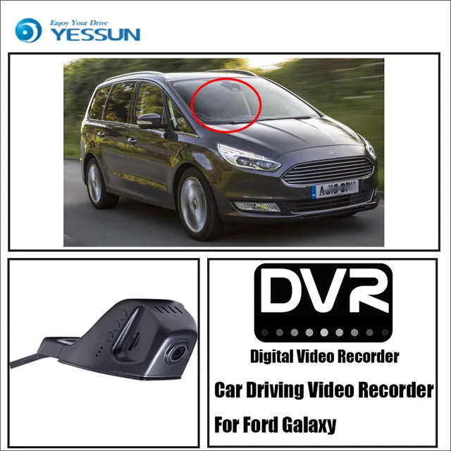 Best Value YESSUN Car Front Dash Camera CAM DVR Driving Video Recorder for Ford Galaxy For iPhone Android APP Control Function Best Value YESSUN Car Front Dash Camera CAM DVR Driving Video Recorder for Ford Galaxy For iPhone Android APP Control Function