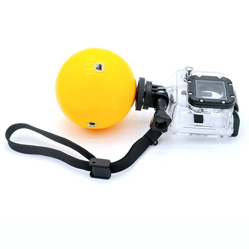 Homereaaly желтый плавающий шар ремешок для GoPro Hero 5 4 3 Сяо Yi SJCAM SJ4000 sj5000 sj6 sj7 действие камера аксессуар