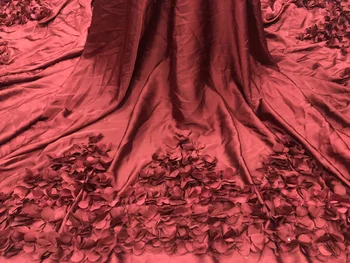 

Sale Wholesale Price 3d Flower Design French Lace Fabric High Quality African Tulle Lace Fabric 3d Flowers and Beads 5y VS-ZJ001