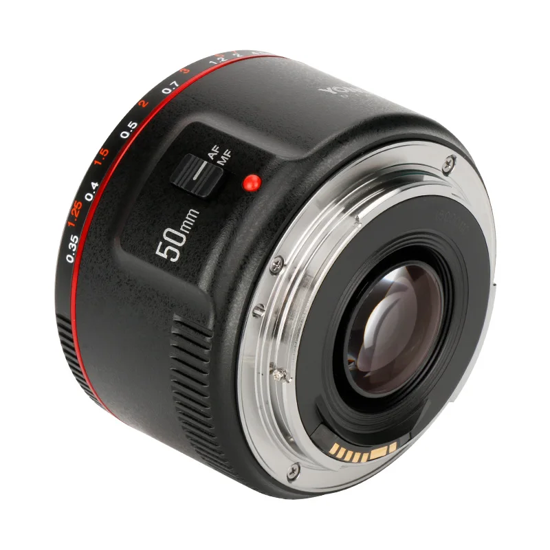 Объектив YONGNUO YN50mm F1.8 II с автофокусом Большая диафрагма для цифровых зеркальных