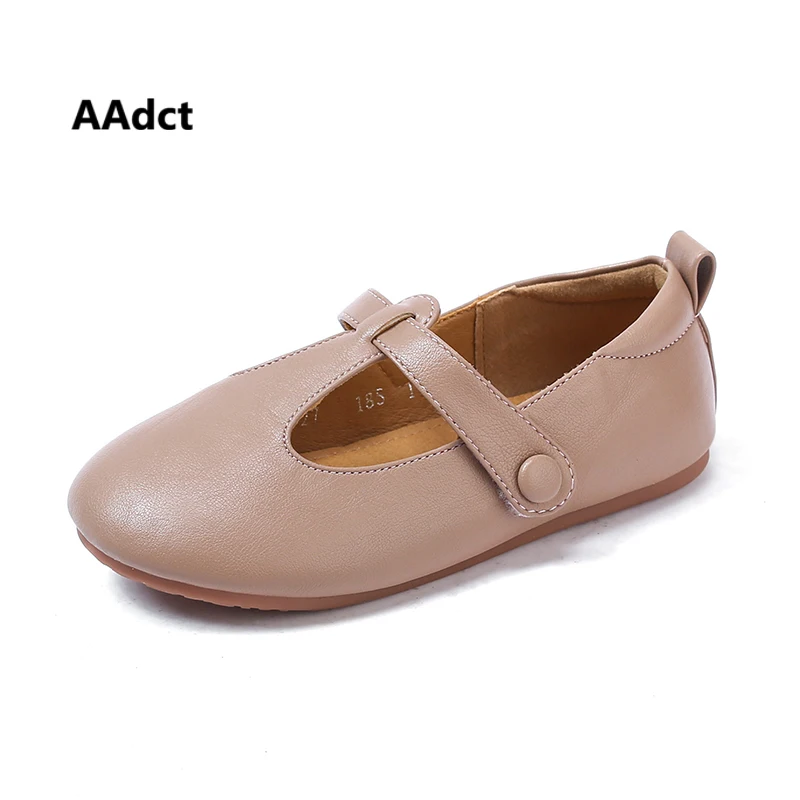 

AAdct 2019 soft sole baby shoes spring new little girls shoes Brand High-quality kids leather shoes for girls toddler