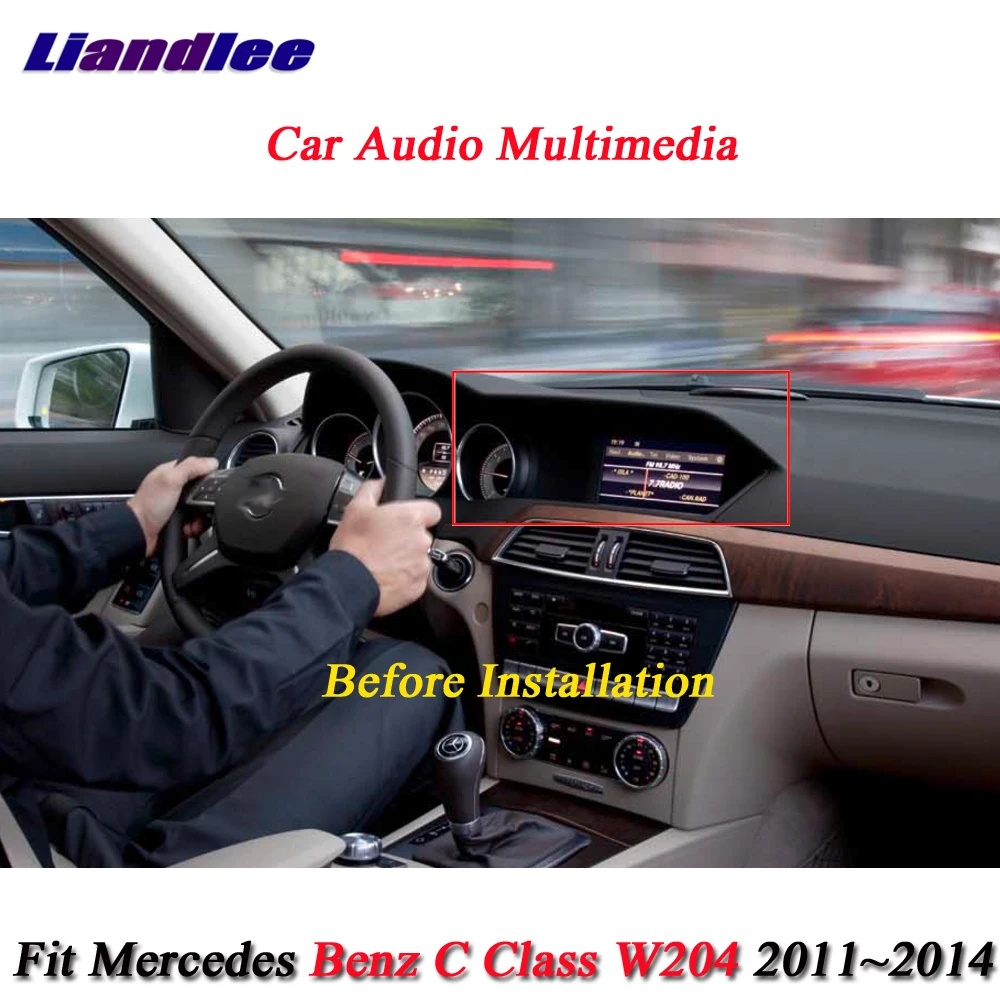 Clearance Liandlee Car Android System For Mercedes Benz C Class W204 2011~2014 Radio DVD Player AUX GPS Navi Navigation Screen Multimedia 4
