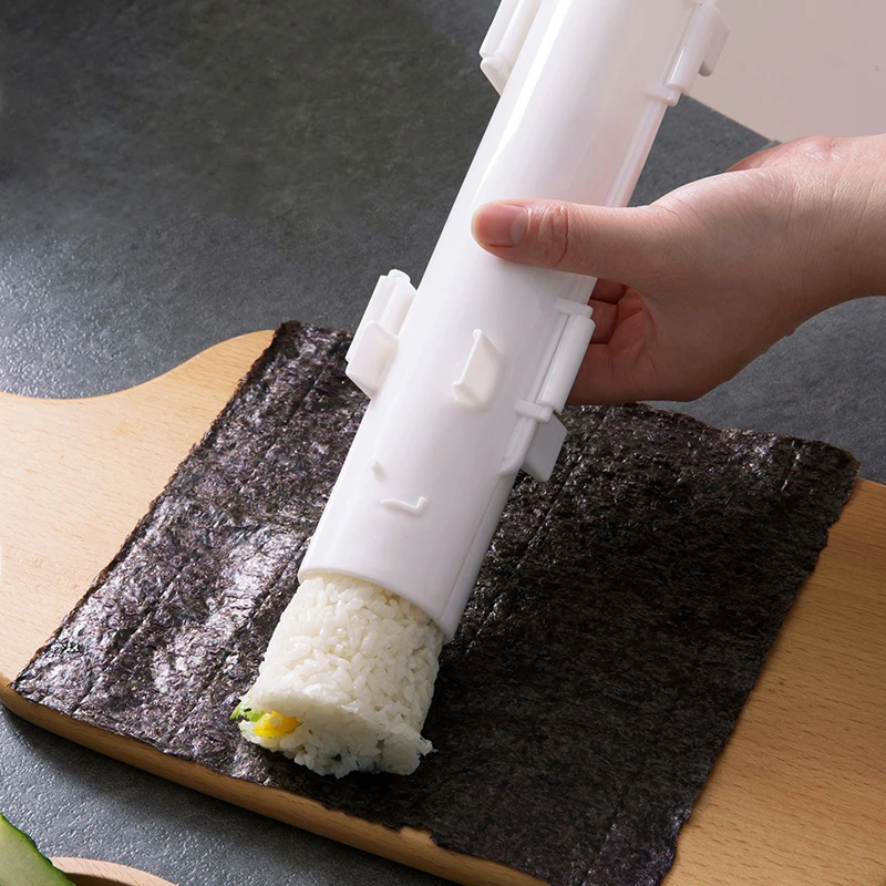 

1PC Kitchen Sushi Tools Roller Sushi Maker Roll Mold Kit Sushi Bazooka Gadgets Rice Vegetables DIY Making Rice Ball Roll Machine