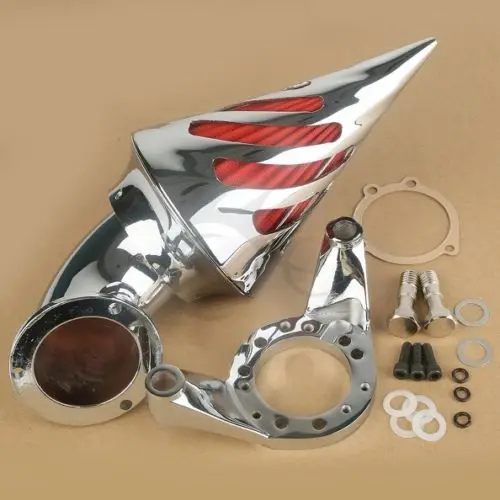 

TCMT Motorcycle Air Cleaner Kit-Cone Spike Kits Intake Filter For Harley CV Carburetor V-Twin
