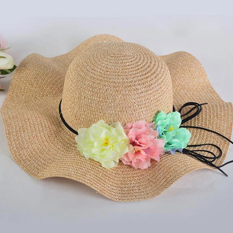 MVUPP-mommy-and-me-Sun-hat-Mother-and-daughter-Travel-cap-Wave-family-clothes-outfits-look (2)