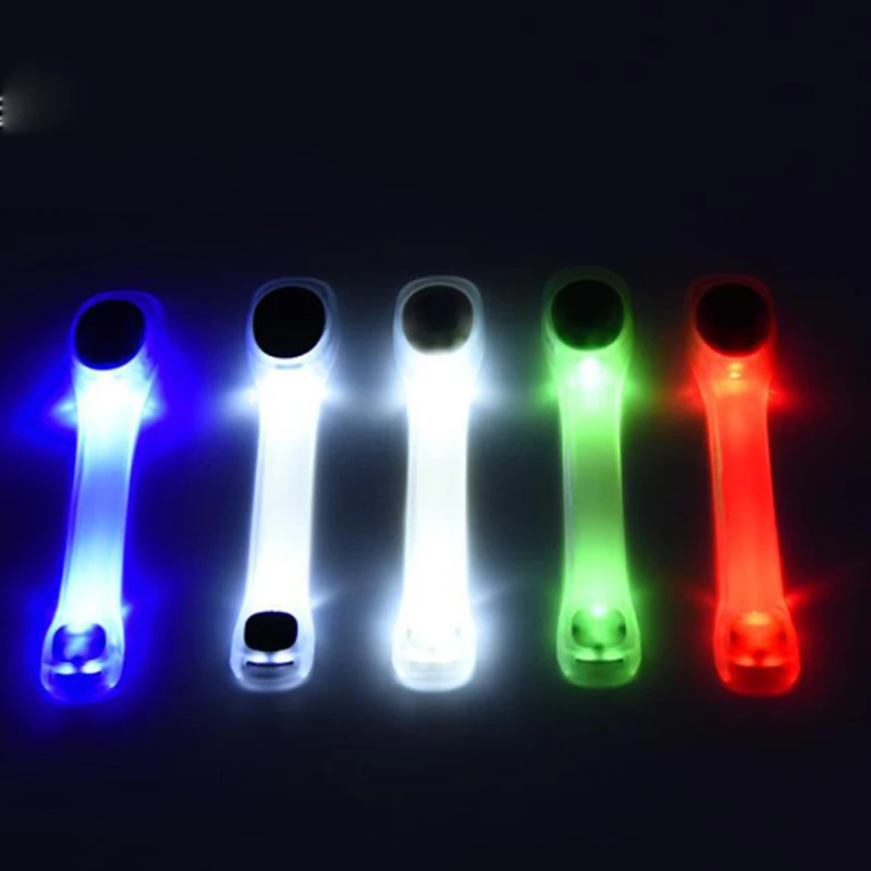 Warning Arm Belts Strap Sport Jogging Running Cycling Safety Bands Outdoor Steady Flashing LED Luminous Glare Glow Light Armband (1)