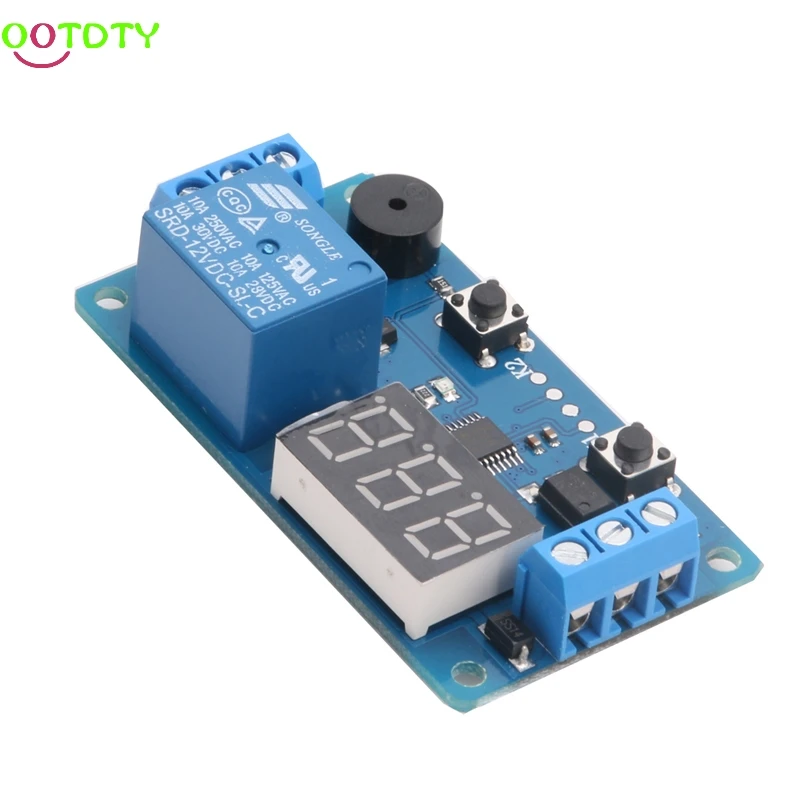 

DC 12V LED Display Digital Delay Timer Control Switch Module PLC Automation New 828 Promotion