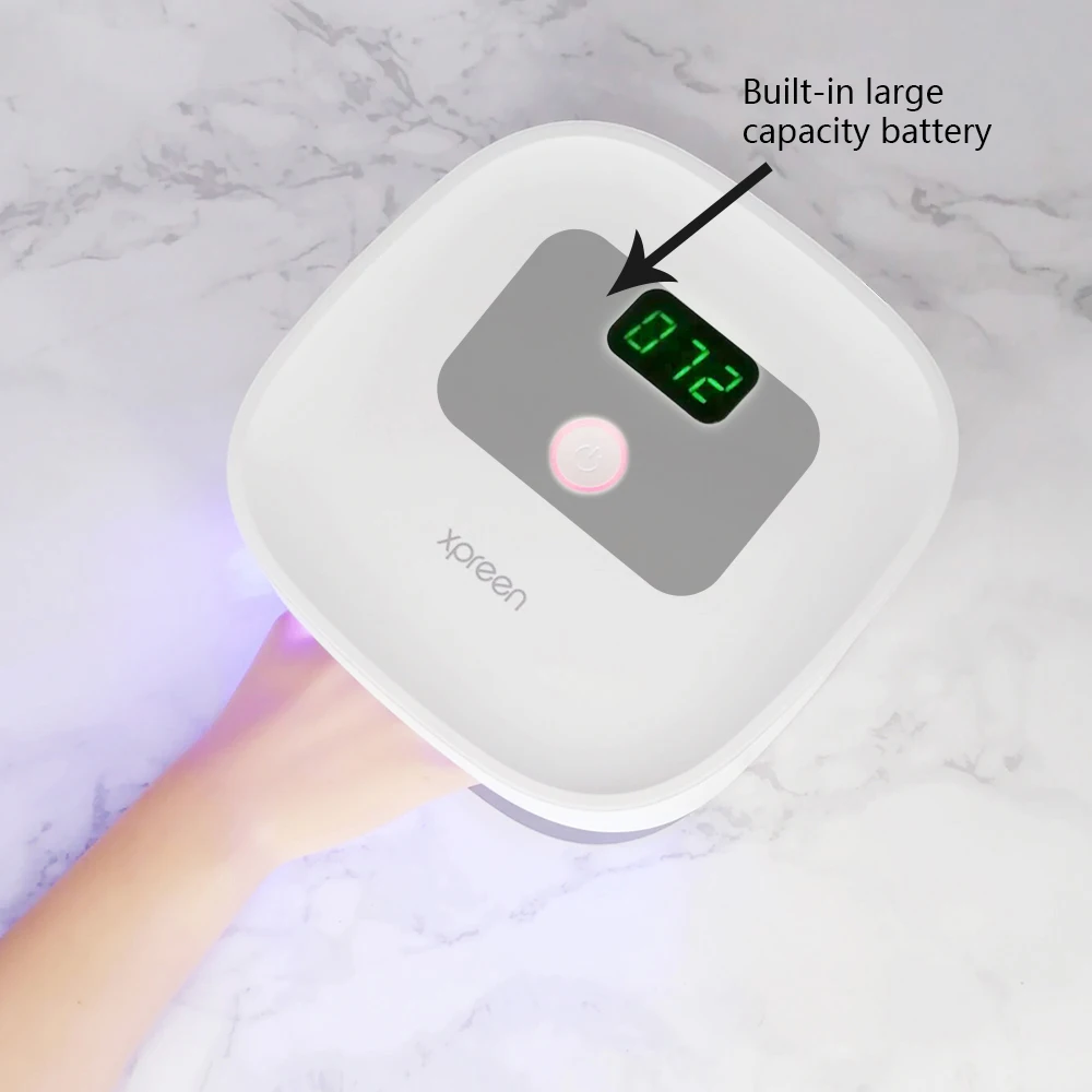 Лампа NOQ EXPREEN УФ светодиодный LED для ногтей сушилка Ультрафиолетовая с