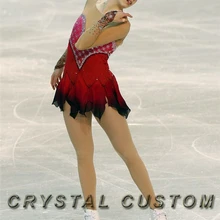 Женские Фигурное катание платья Модная одежда; Новая брендовая для соревнований по фигурному катанию на коньках платья DR3336