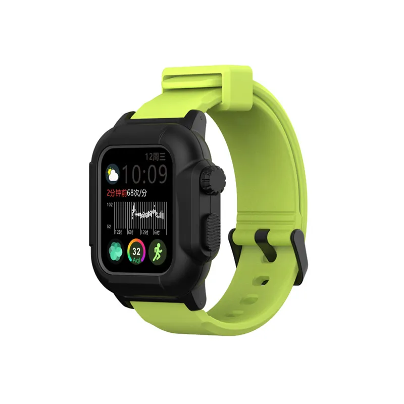 Color 5 Совместимость с Apple Watch Series4 40 мм 44 мм Series3 42 мм водонепроницаемый чехол с браслетами - Цвет ремешка: Color 5