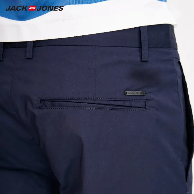 JackJones мужские Стрейчевые хлопковые облегающие повседневные штаны базовая