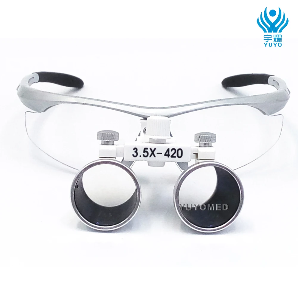 Ультра-светильник Стоматологический Хирургический бинокль оптические лупы очки 3.5X увеличение 280-380 мм рабочее расстояние CE утвержден
