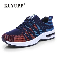 KUYUPP Brand Casual Shoes Men 2016 Fashion Striped Cotton Trainers Flat Sport Breathable Men Shoes Zapatillas Deportivas YD93