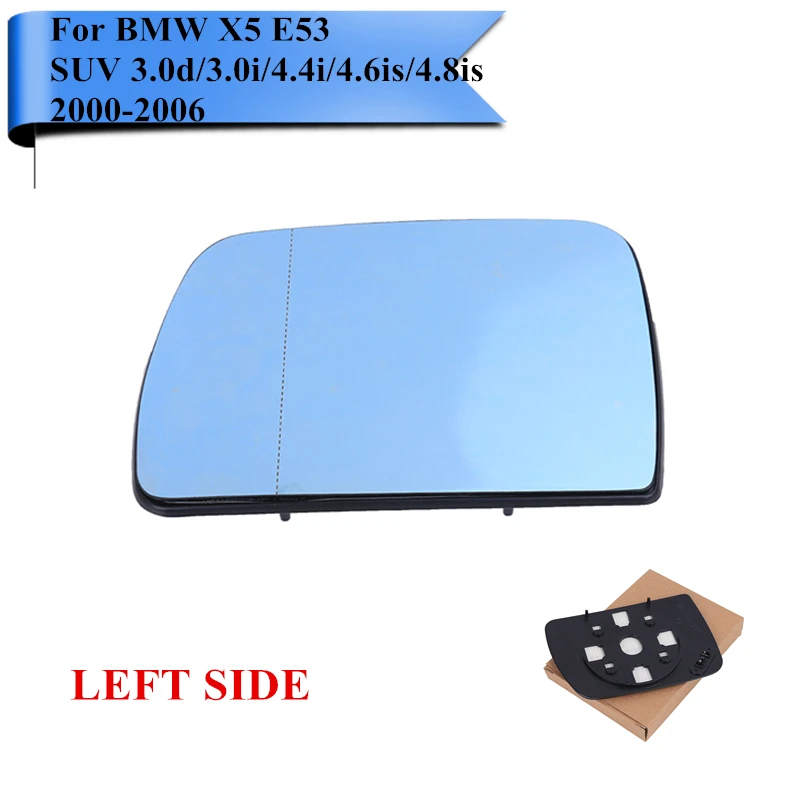 Left Driver Side Mirror Heated for BMW X5 E53 Land Rover Range Rover MK III SUV