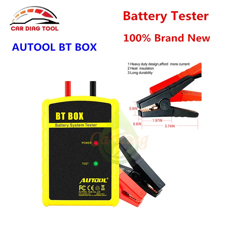 2017 Бесплатная доставка Батарея Системы тестер autool BT окно BT-BOX Поддержка IOS Android