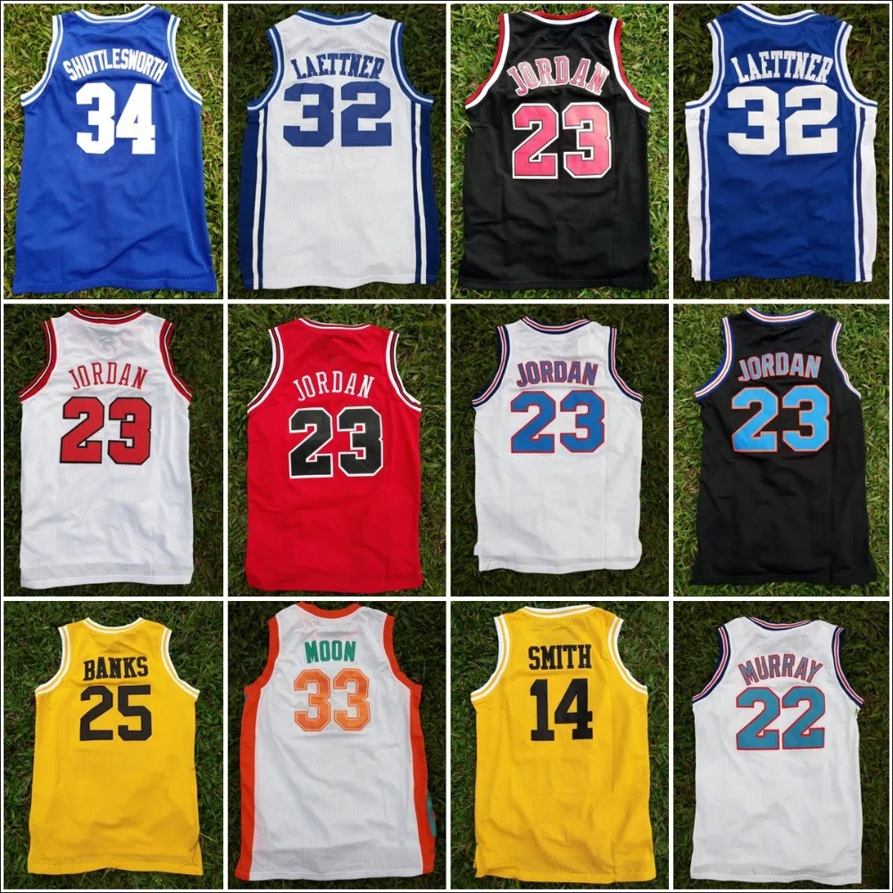 Michael Jordan White Tune Squad Jersey