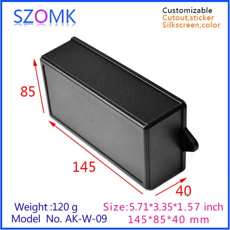 plastic box enclosure electronics junction housing abs plastic instrument enclosure project enclosure housing case szomk diy enclosure (3).jpg