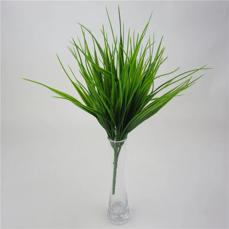 

1piece Artificial Outdoor Plants Fake Plastic Greenery Shrubs Wheat Grass Bushes Flowers for Outside Home Garden Wedding Party