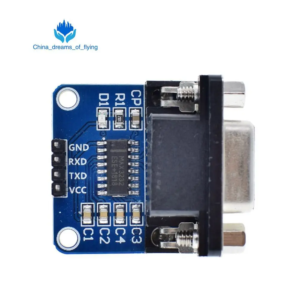 

MAX3232 RS232 to TTL Serial Port Converter Module DB9 Connector MAX232