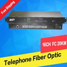 16Ch PCM Voice Telephone Fiber Optical Media Converter With Ethernet FC Single mode 20Km High Quality 16Ch PCM Voice Telephone Fiber Optical Media Converter With Ethernet FC Single mode 20Km High Quality