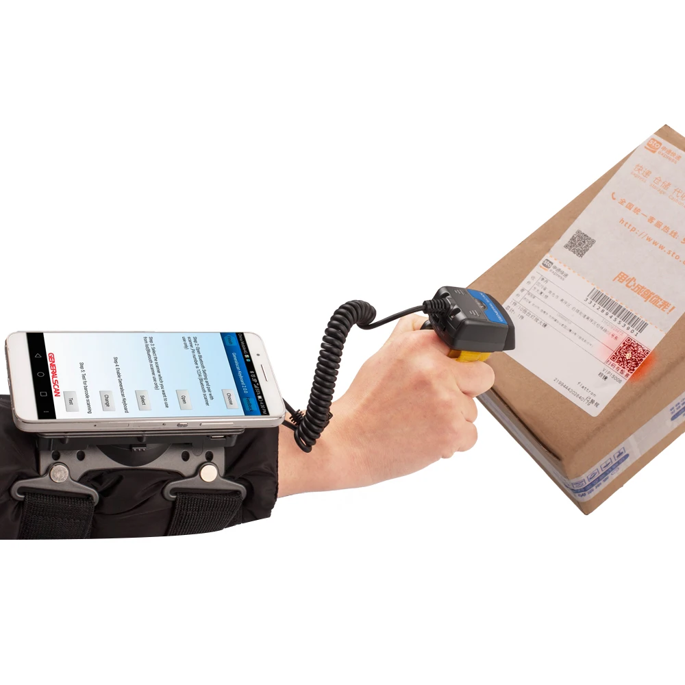 Generalscan GS WT1500 HW 2D Bluetooth Imager носимый браслет сбор данных штрих кода терминал для