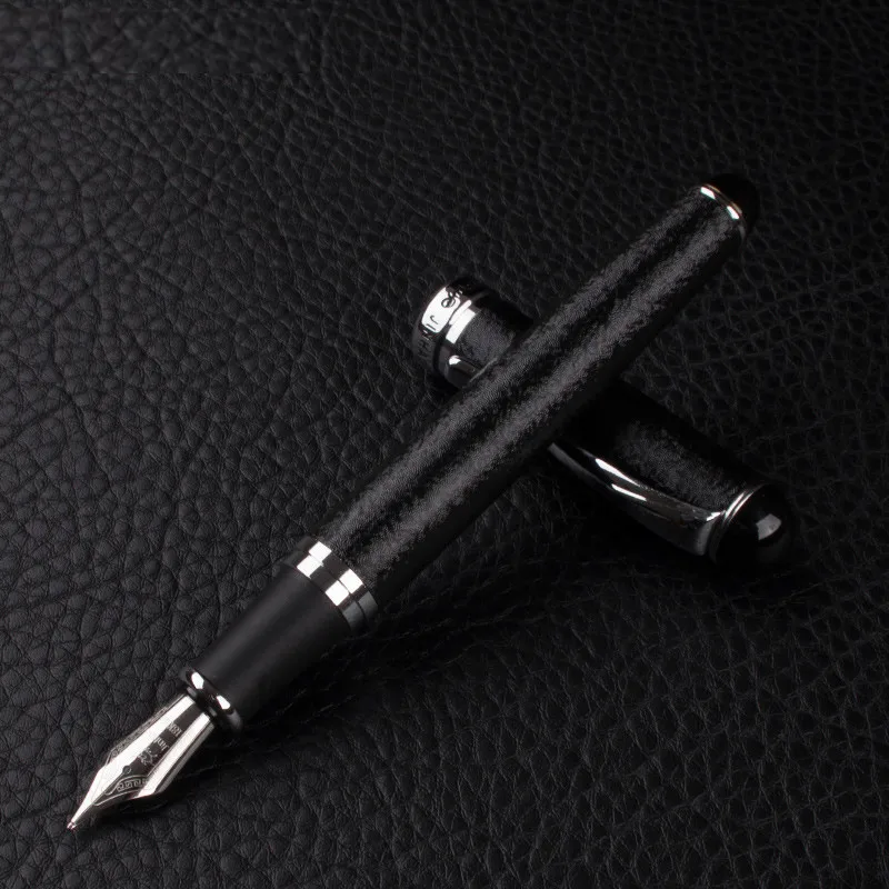 Jinhao X750 классический толстый корпус 1,0 мм изгиб перо каллиграфия ручка Высокое качество Металл перьевая ручка Роскошные чернила подарочные ручки для письма