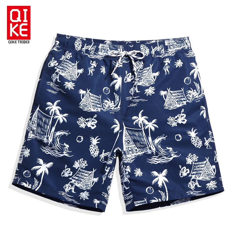 Summer mens swimming shorts praia hawaiian bermudas swimwear men ...