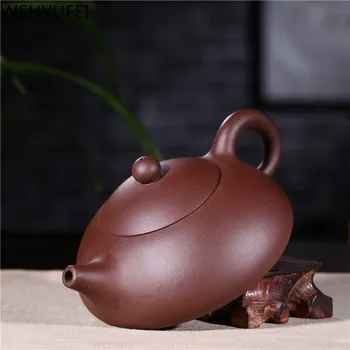 

1PCS 210ml pure natural handmade teapot tea set accessories drinking utensils Xi Shi pot free shipping WSHYUFEI