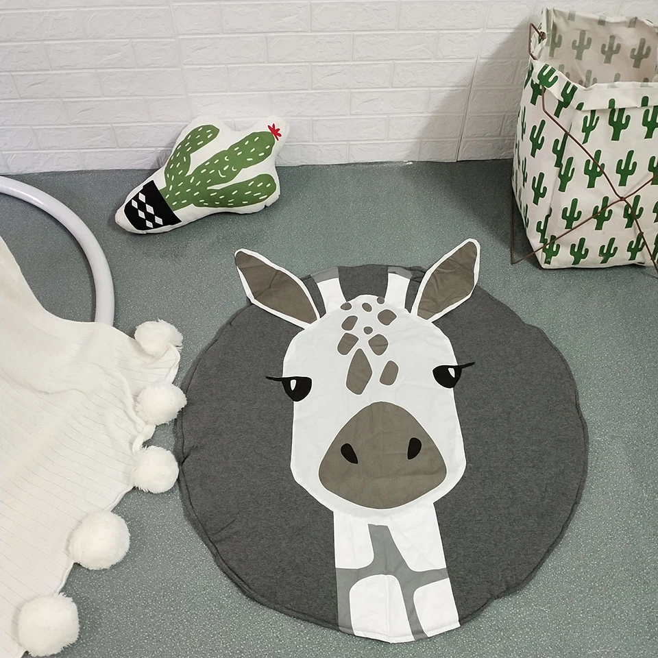 

New design Baby Play Mats Kids Crawling Carpet Floor Rug Baby Bedding Rabbit Blanket Cotton Game Pad Children Room Decoration