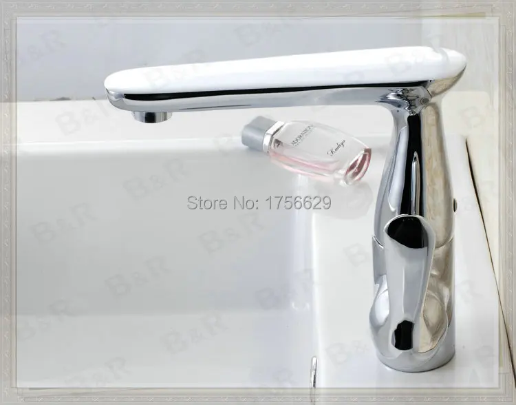 Freeshipping B&ampR Fashionable Tap Kitchen Chromed Mixer Single handle hole Surface Mounted Swivel Faucet YH-9011 bjytd | Обустройство