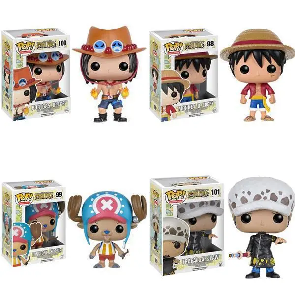 Новинка Аниме one piece ПВХ фигурка Q Portgas D Ace Monkey Luffy Трафальгар Ло Тони Чоппер
