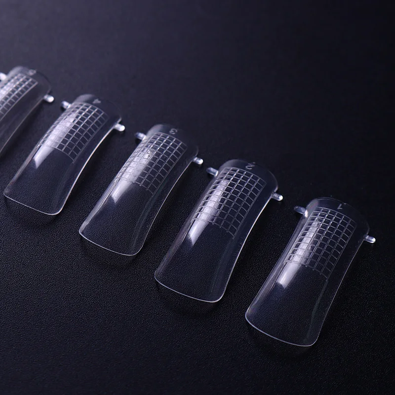 

1 Box 100pcs Quick Building Mold Nail Dual Forms Finger Extension Manicure Nail Art Builder UV Gel Tool Accessory