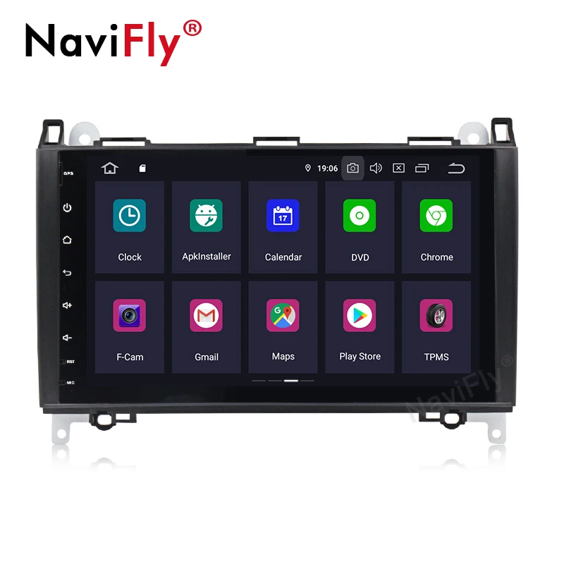 Best 9" Android 9.0 IPS DSP Car radio Player for Mercedes Benz B200 A B Class W169 W245 Viano Vito W639 Sprinter GPS Navi WIFI RDS FM 4