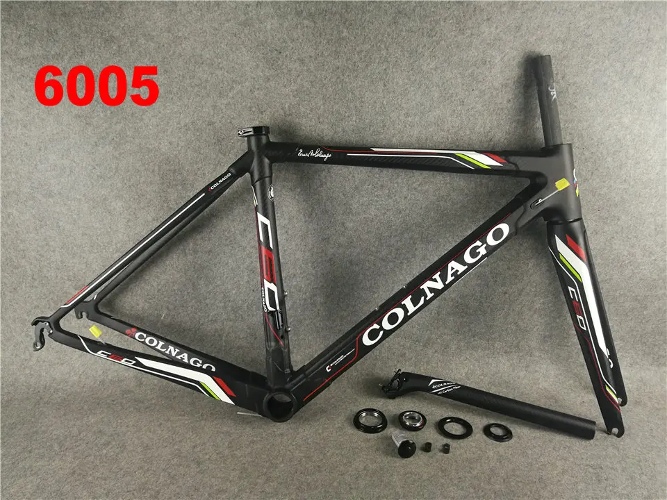 Flash Deal 28 colors Colnago C60 c64 frame Carbon Bicycle frameset Road Bike Frame bicycle glossy frame set 3