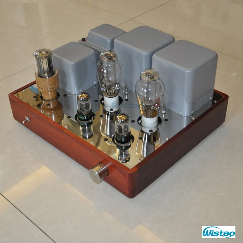 Корпус усилителя трубки DIY 400x340x70 с роскошным деревянным корпусом шкафа из