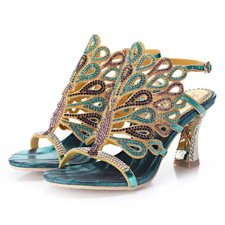 2019 Summer Ladies High Heels Footwear Womens Peep Toe Sandals Elegant Wedding Shoes With Rhinestones Size 11 High Quality 2019 Summer Ladies High Heels Footwear Womens Peep Toe Sandals Elegant Wedding Shoes With Rhinestones Size 11 High Quality