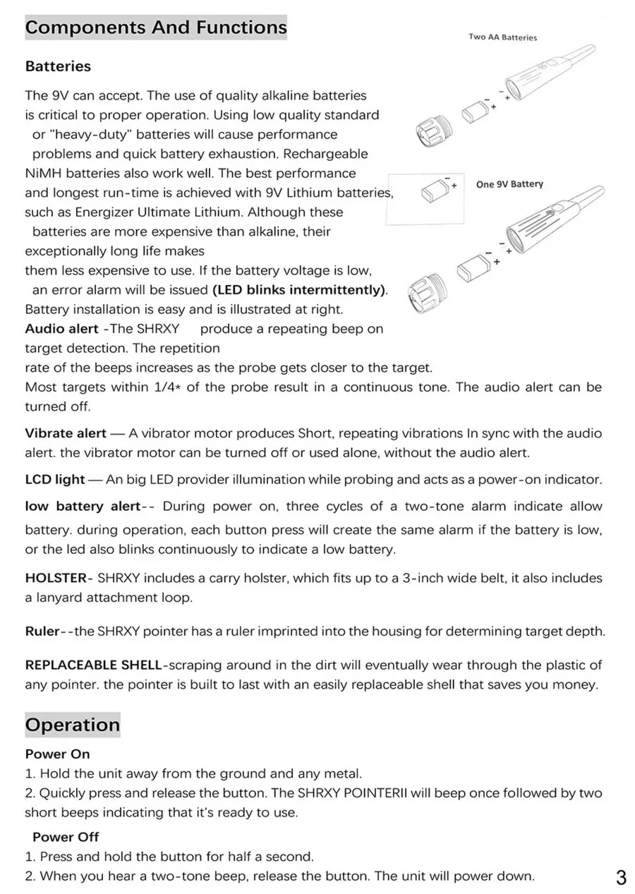 prova dtrágua detector de metais à mão trx GP-pointer2