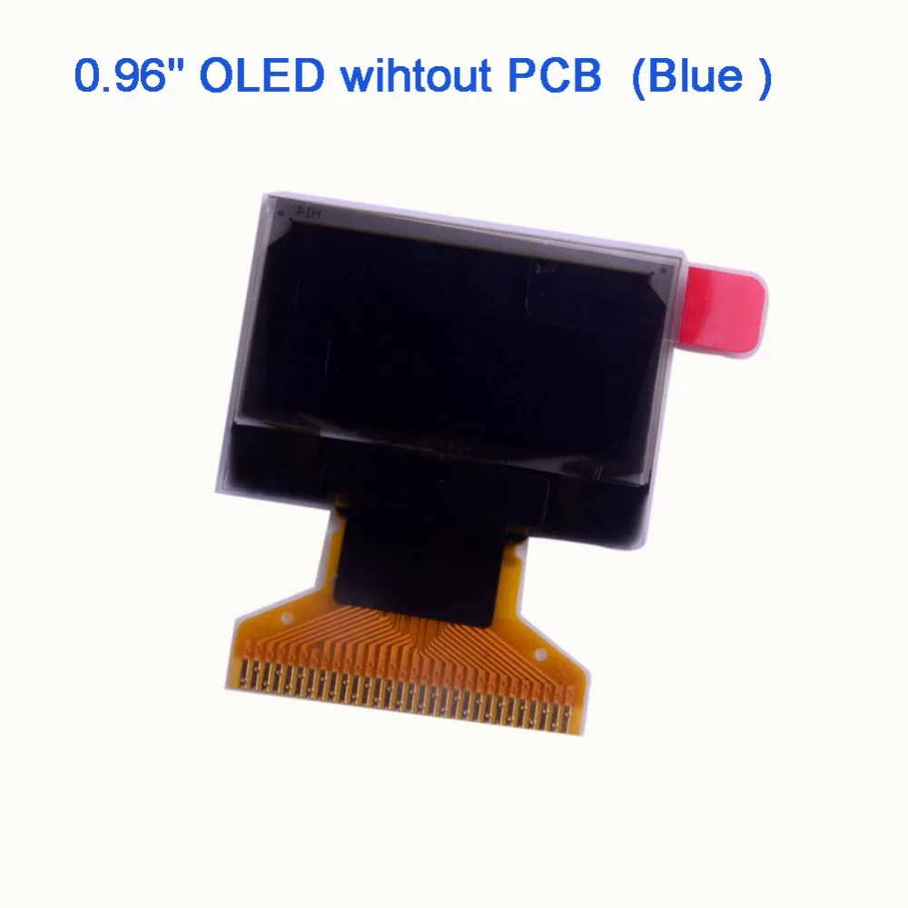 Модуль светодиодного ЖК-дисплея 0 96 дюйма I2C IIC Serial O без платы PCB для Arduino 51 MSP420 STIM32