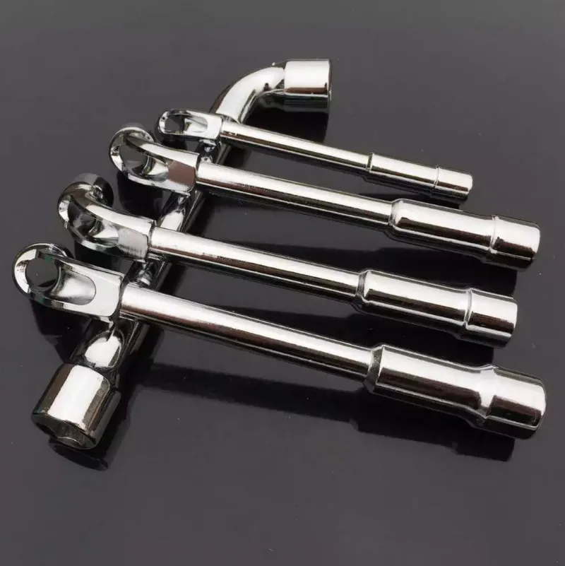 

9/11/19/21/24mm L Type Pipe Elbow Socket Wrench Double Head Outer Hexagon Sleeves Wrench for Remove Fix Screw Nut Hand Tools
