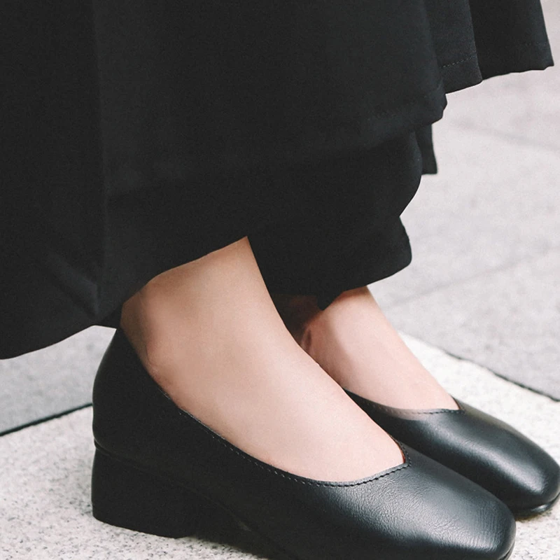 Boussac/женские туфли-лодочки на высоком каблуке с квадратным носком; элегантные женские туфли из искусственной кожи на высоком каблуке без шнуровки; винтажная женская обувь на высоком каблуке; SWA0033